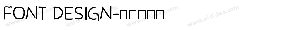 FONT DESIGN字体转换